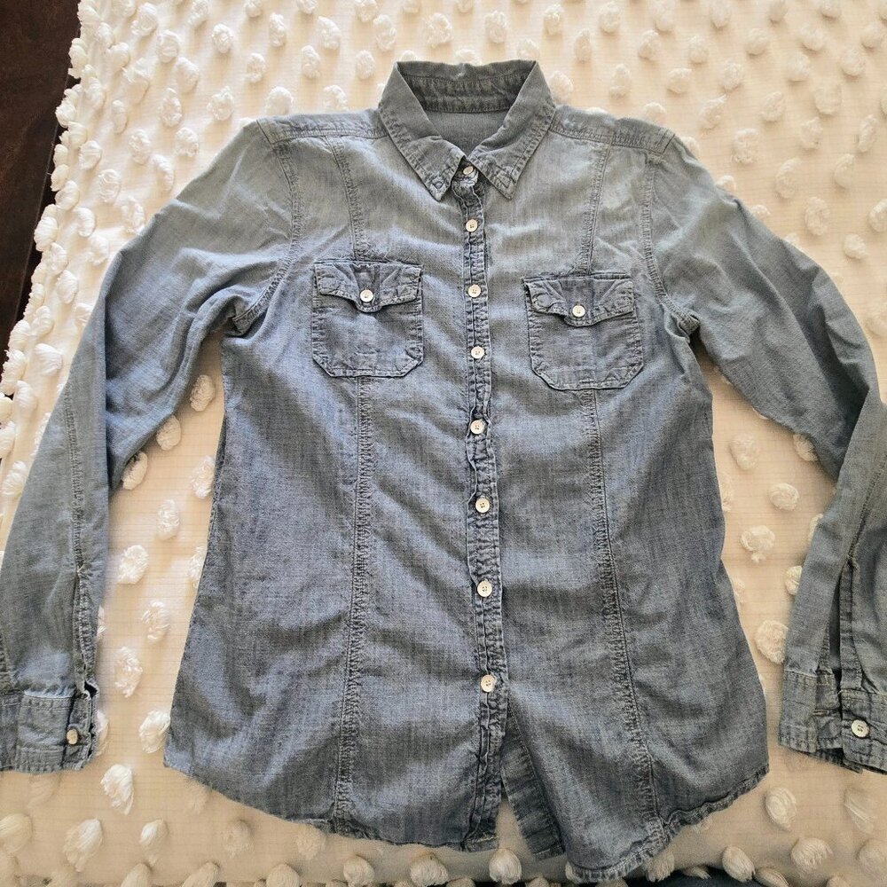 Gap Denim Collared Shirt - M - Circa 2009-2010